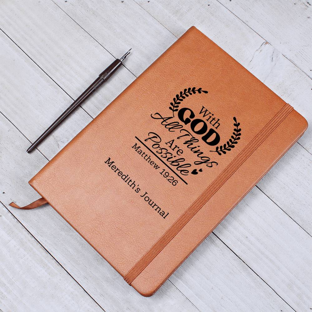 Personalized With God Graphic Journal