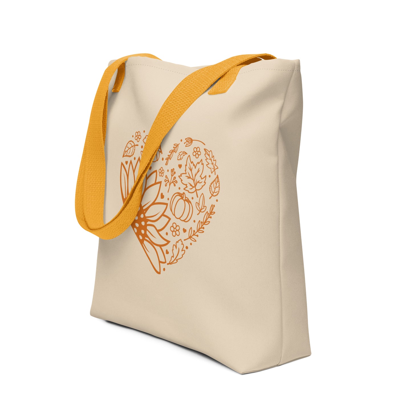 Fall Heart Tote bag