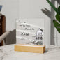 As for Me and My House Acrylic Square Plaque