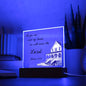 As for Me and My House Acrylic Square Plaque