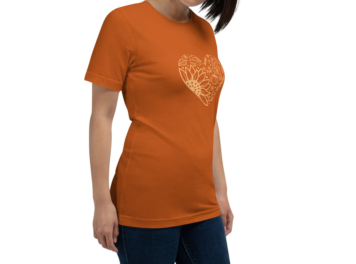 Fall Heart Unisex t-shirt