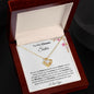 To My Chosen Sister Love Knot Necklace