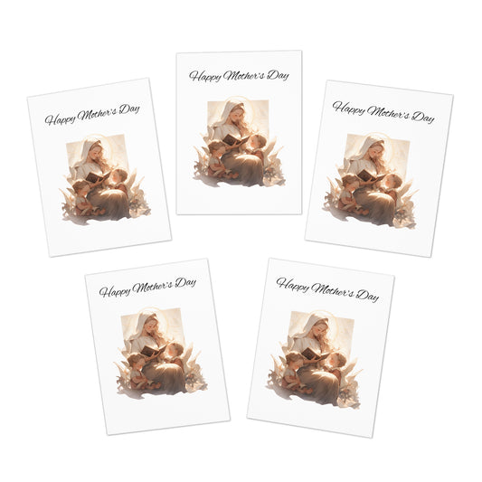 Happy Mother's Day Single-Design Greeting Cards (5-Pack), Version 3