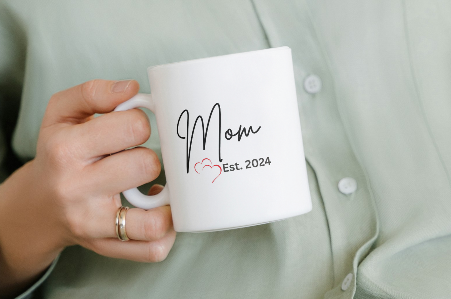 Mom Mother's Day White glossy mug, 6 Options