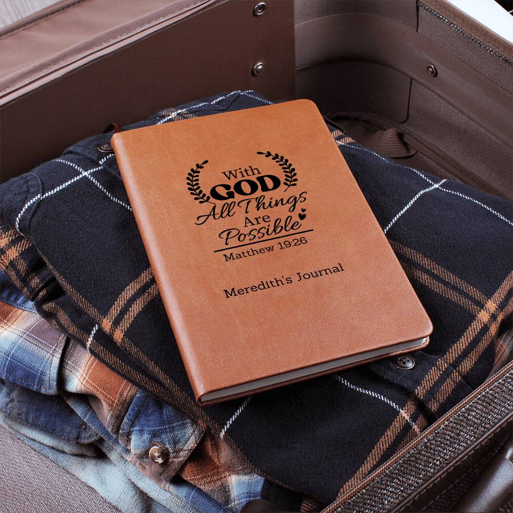 Personalized With God Graphic Journal