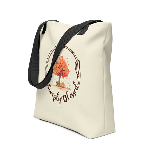 Simply Blessed Fall Tote bag