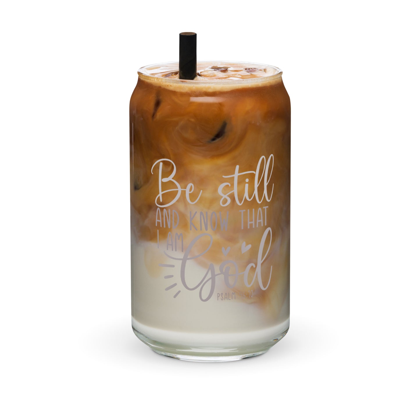 Be Still Can-shaped glass