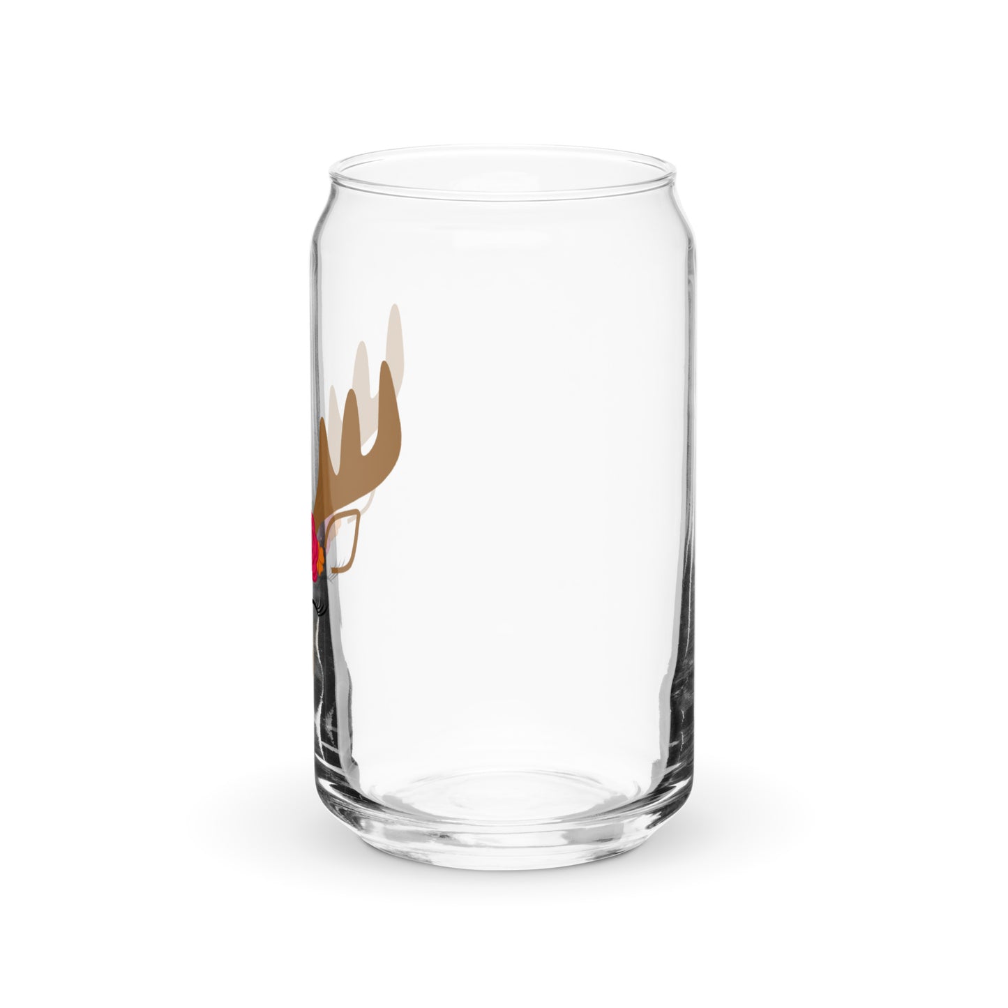 Graceful Gloria Reindeer Can-shaped glass