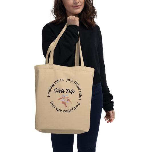 Girls Trip Therapy Redefined Beige Eco Tote Bag