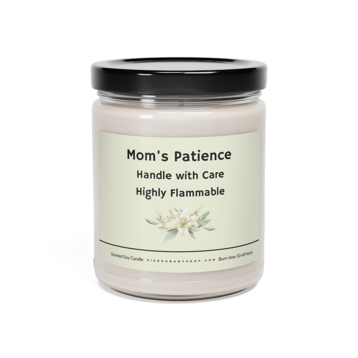 Mother's Day Mom's Patience Scented Soy Candle, 9oz, 9 Scented Options