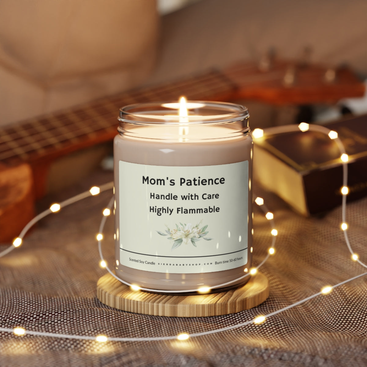 Mother's Day Mom's Patience Scented Soy Candle, 9oz, 9 Scented Options