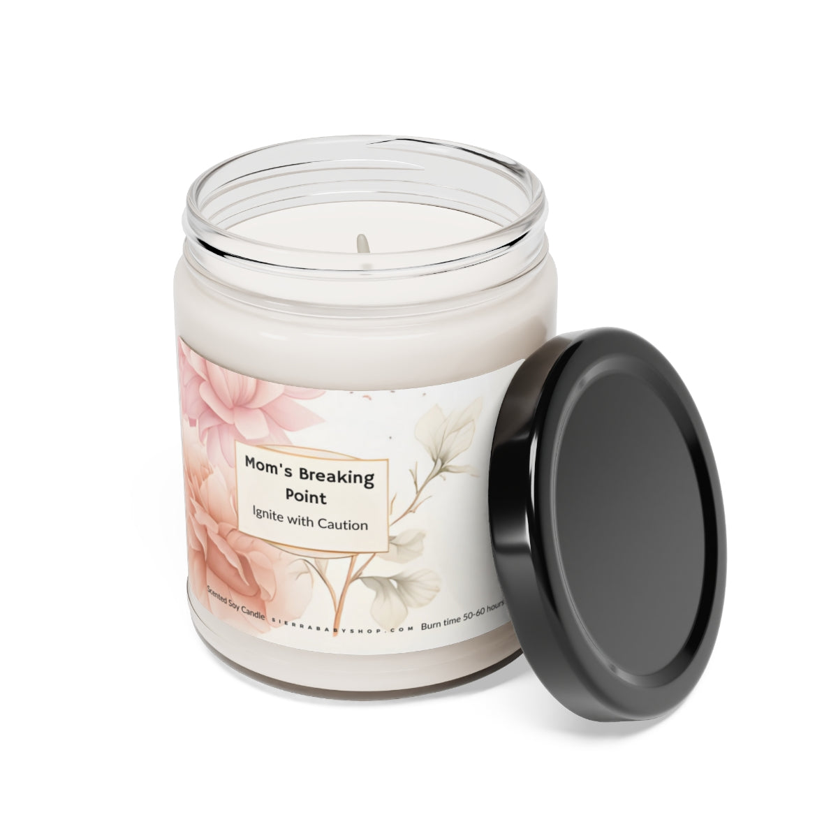 Mother's Day Mom's Breaking Point Scented Soy Candle, 9oz, 9 Scented Options