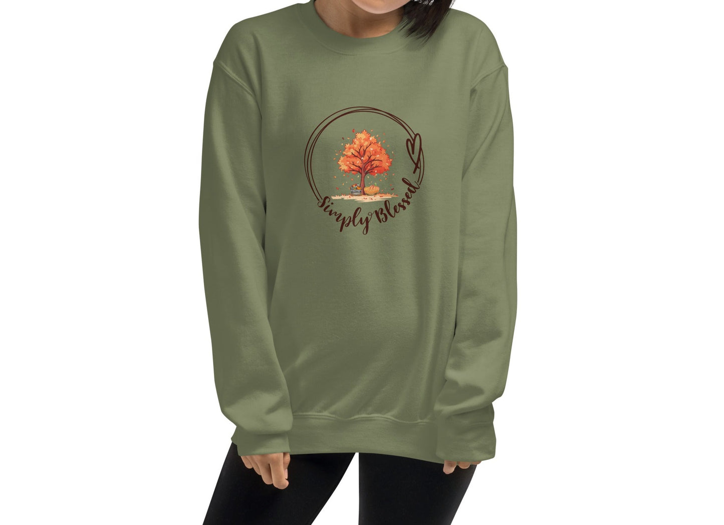 Fall Simply Blessed Unisex Sweatshirt