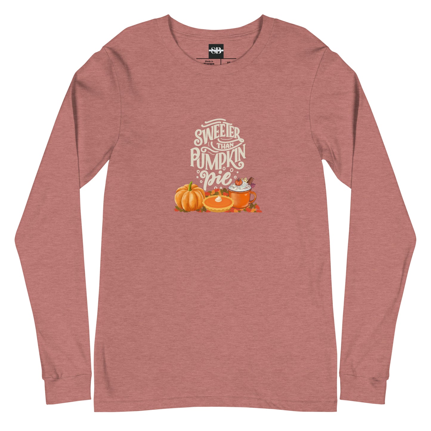 Sweeter Than Pumpkin Pie Unisex Long Sleeve Tee