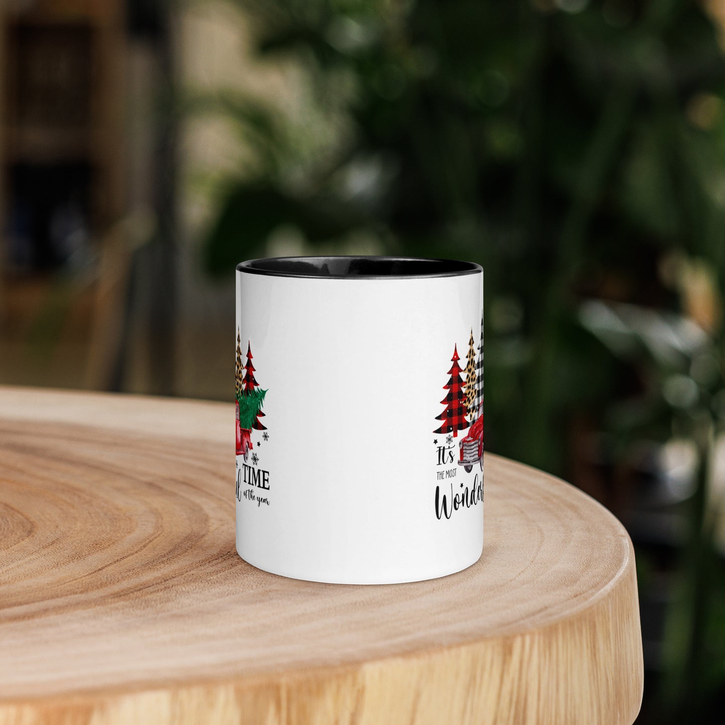 It's the Most Wonderful Time of the Year Mug with Color Inside