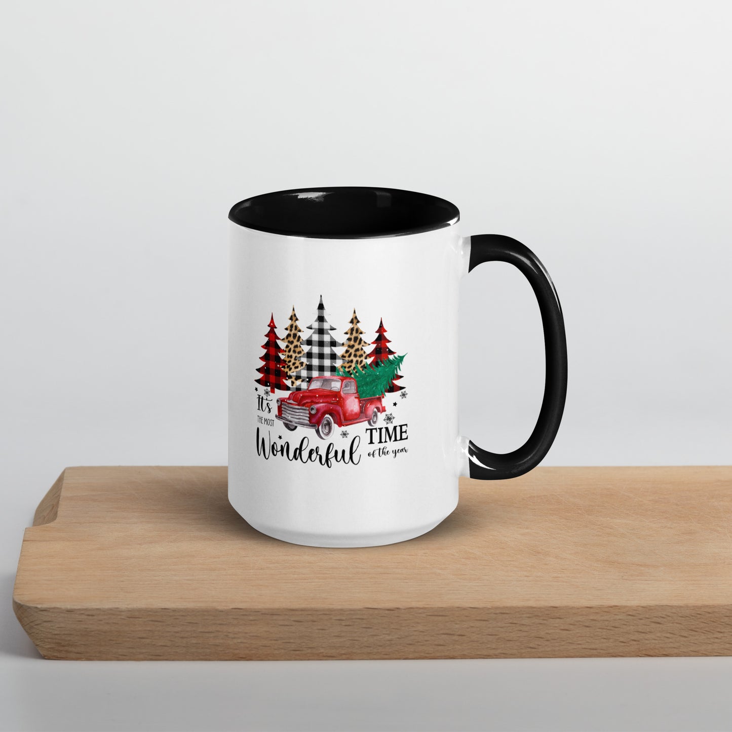 It's the Most Wonderful Time of the Year Mug with Color Inside