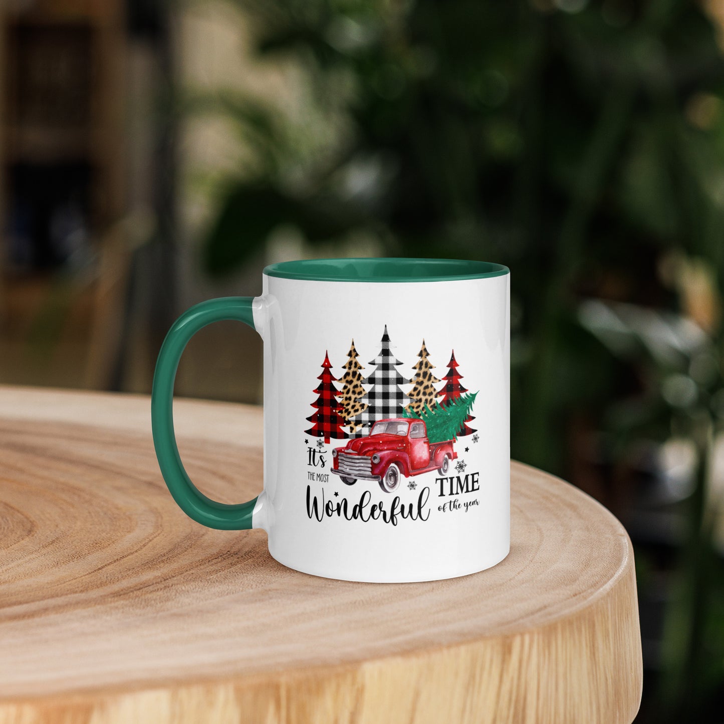 It's the Most Wonderful Time of the Year Mug with Color Inside