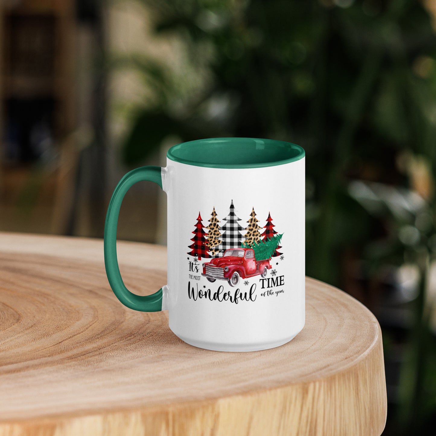 It's the Most Wonderful Time of the Year Mug with Color Inside