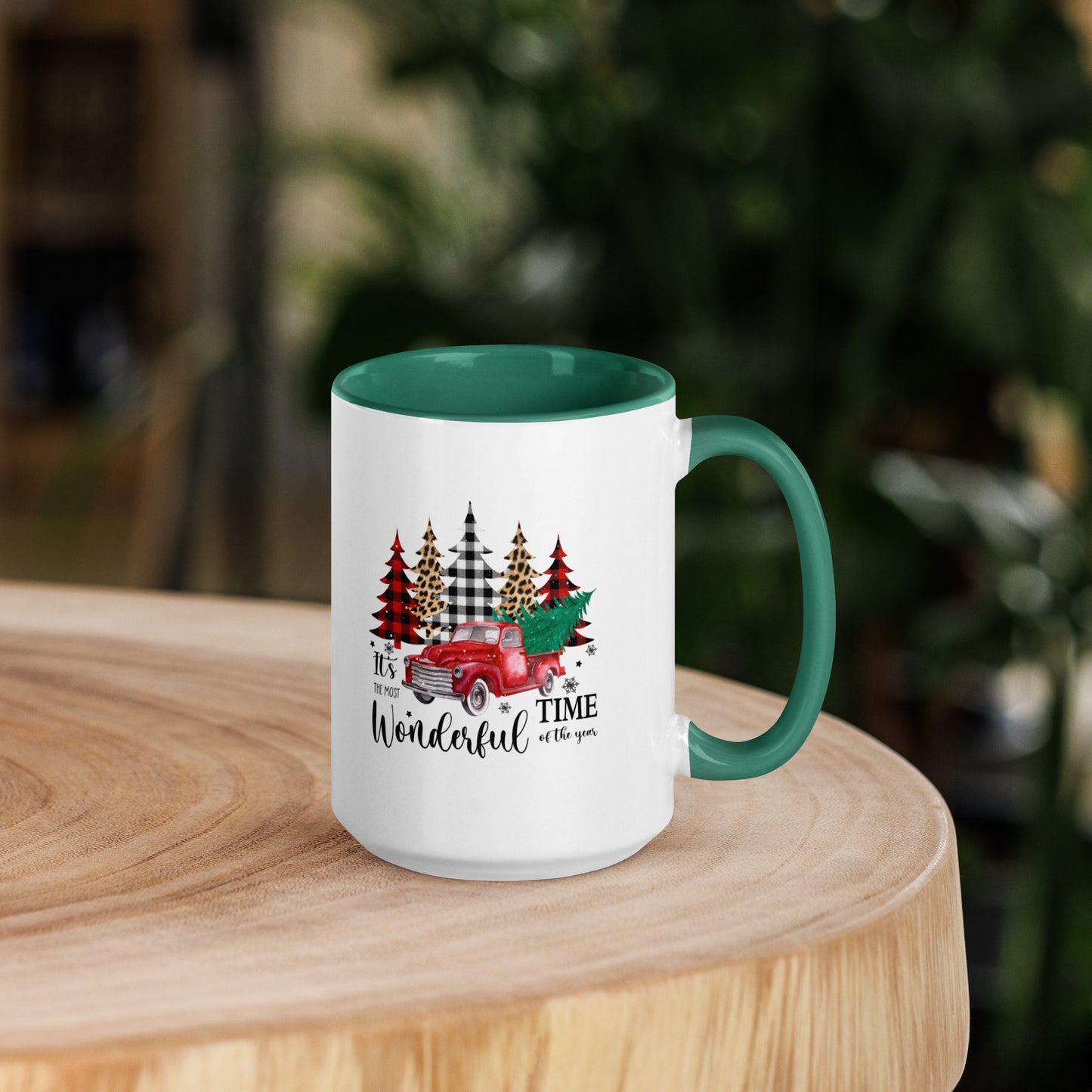 It's the Most Wonderful Time of the Year Mug with Color Inside