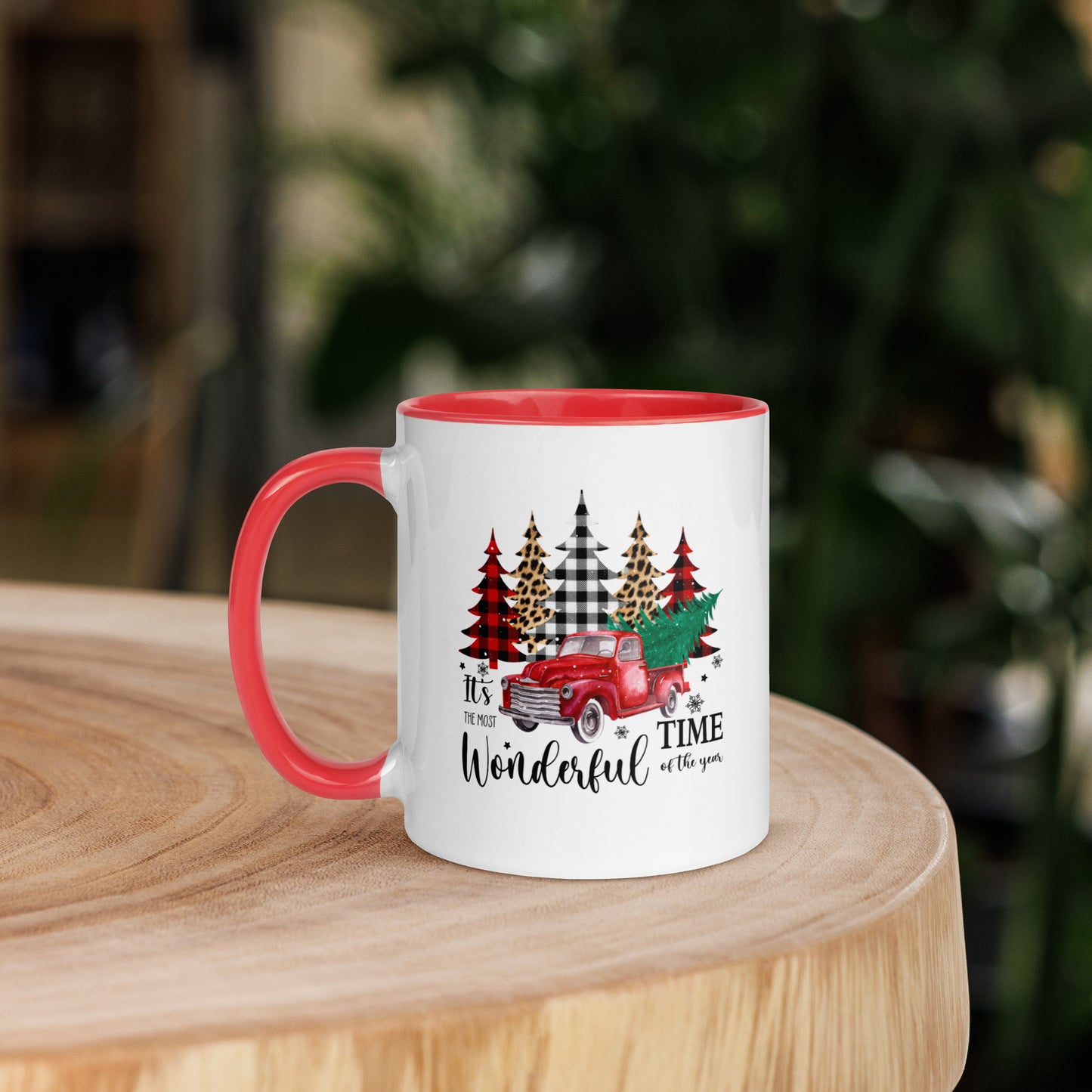 It's the Most Wonderful Time of the Year Mug with Color Inside