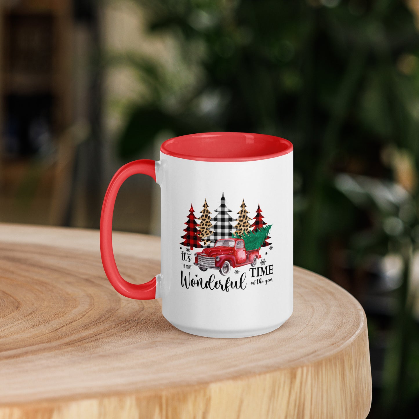 It's the Most Wonderful Time of the Year Mug with Color Inside