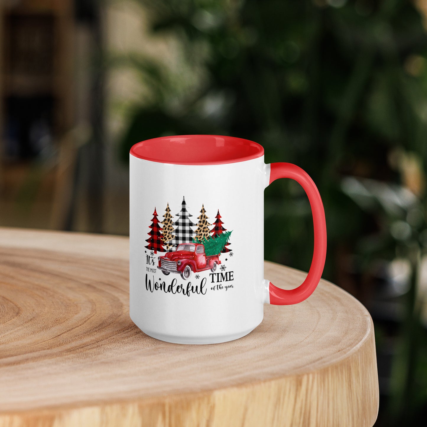 It's the Most Wonderful Time of the Year Mug with Color Inside