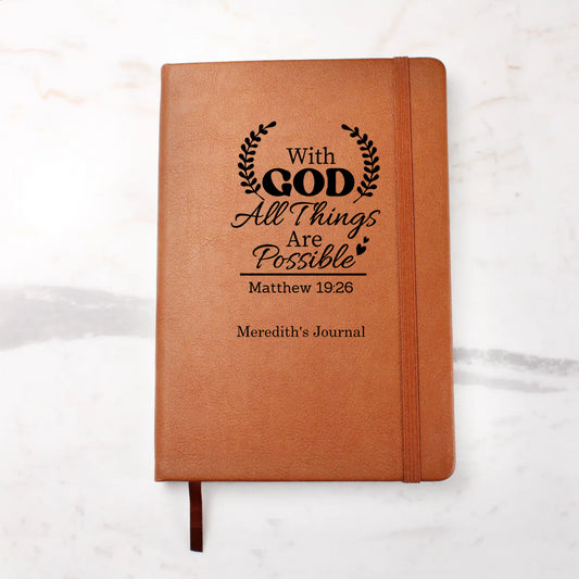 Personalized With God Graphic Journal