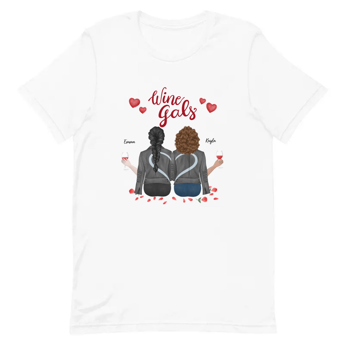 Personalized Wine Gals Unisex Staple T-Shirt