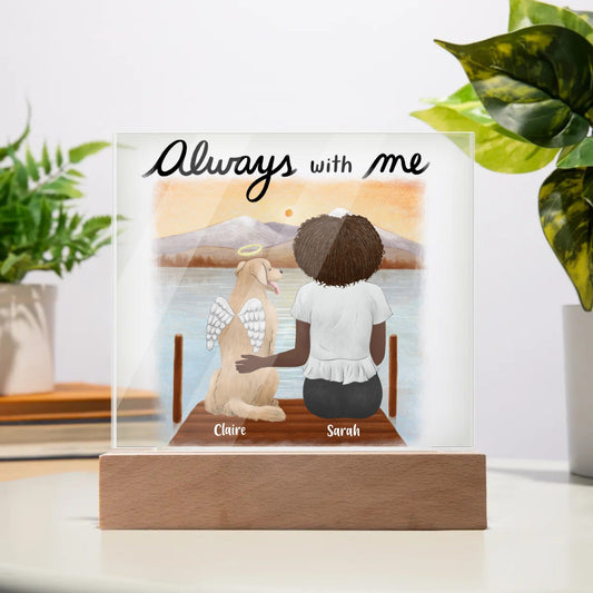 Personalized Pet Memorial Acrylic Square Plaque