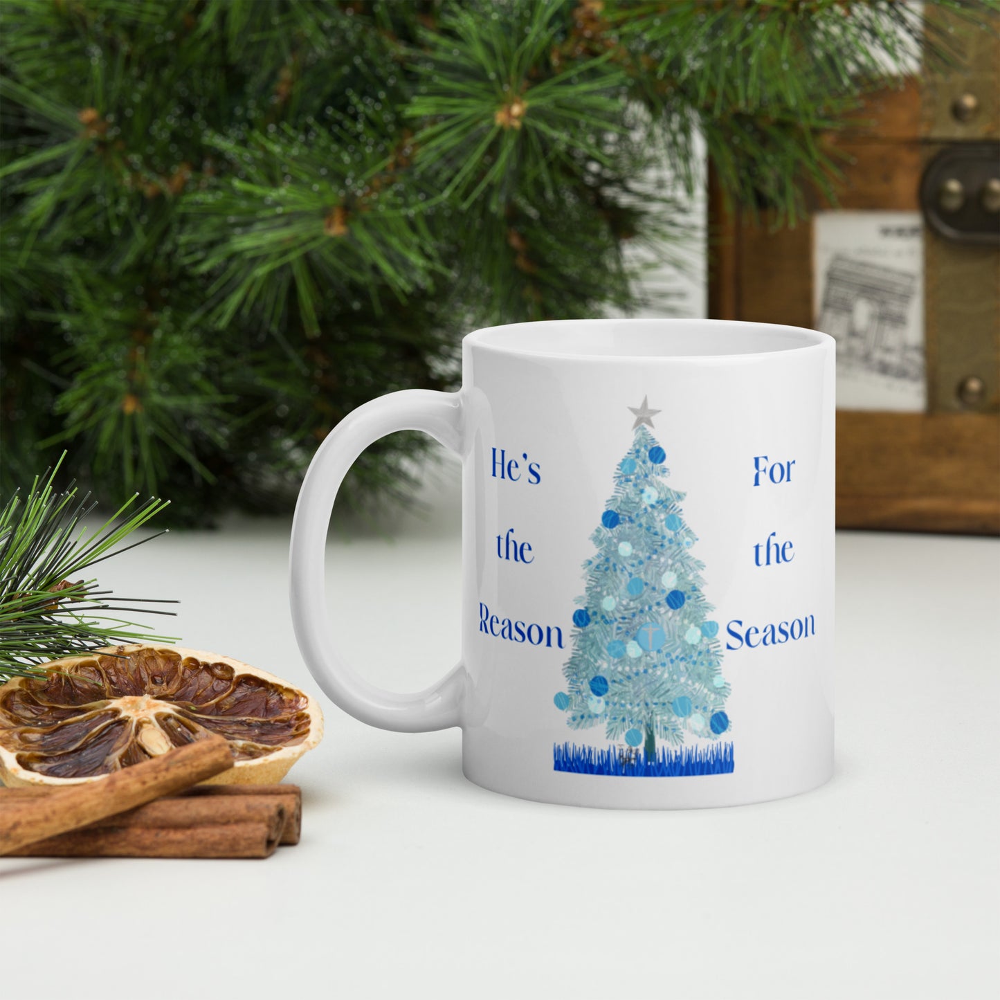 He's the Reason for the Season mug