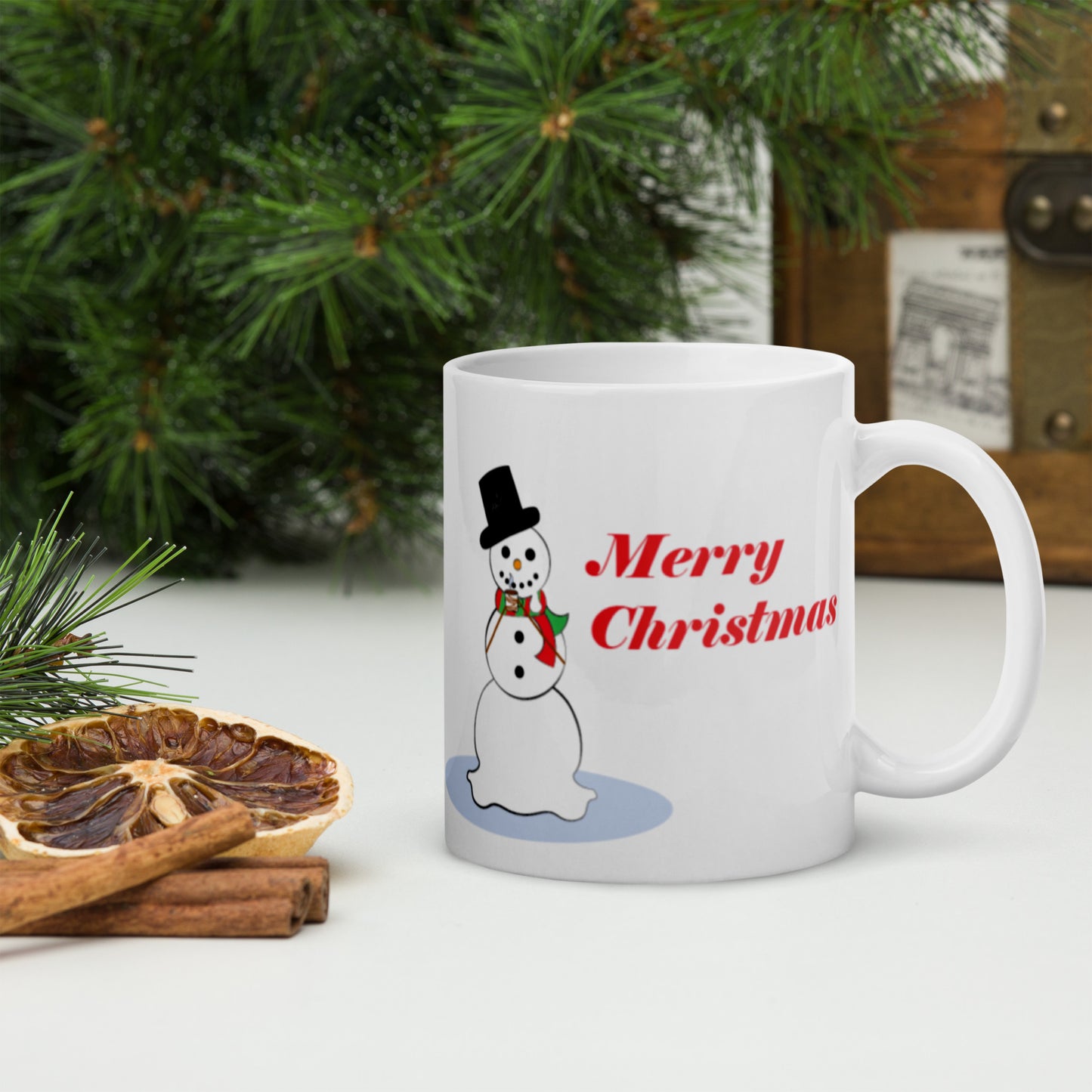 Merry Christmas Snowman mug